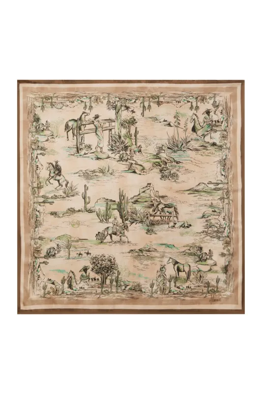 SCOUT SILK SCARF made by Alemais