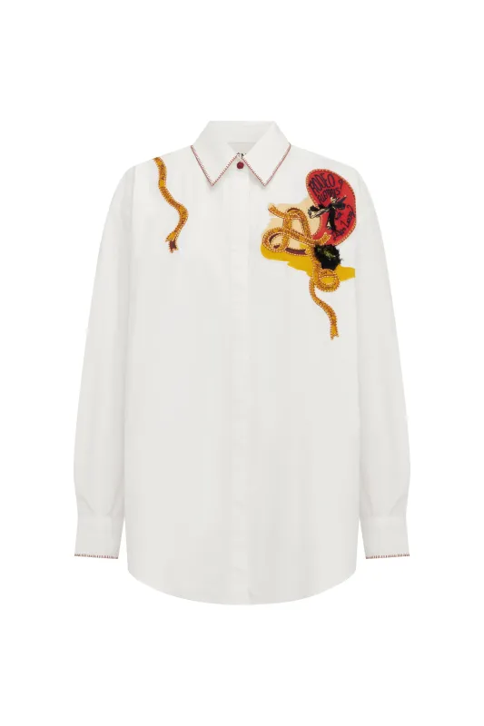 WESTWOOD EMBELLISHED SHIRT made by Alemais