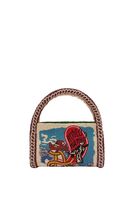 ACE BEADED BARREL BAG made by Alemais
