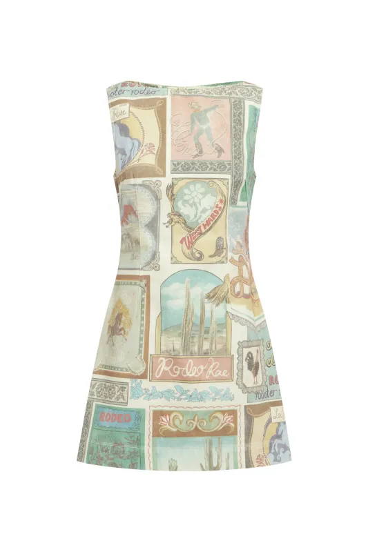 ANDIE DENIM MINI DRESS made by Alemais