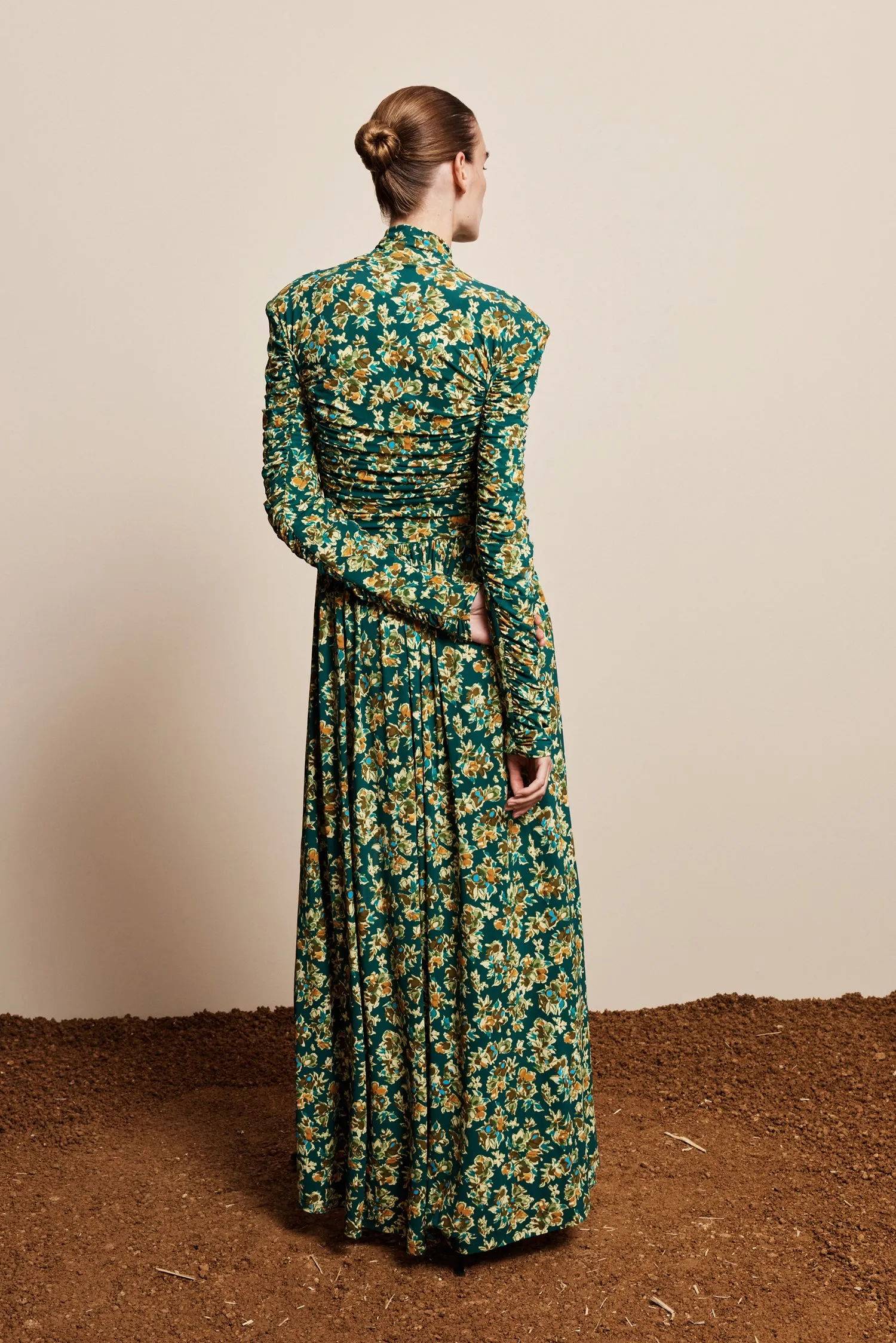 CLEM RUCHED MIDI DRESS sold by Alemais product image thumbnail 4