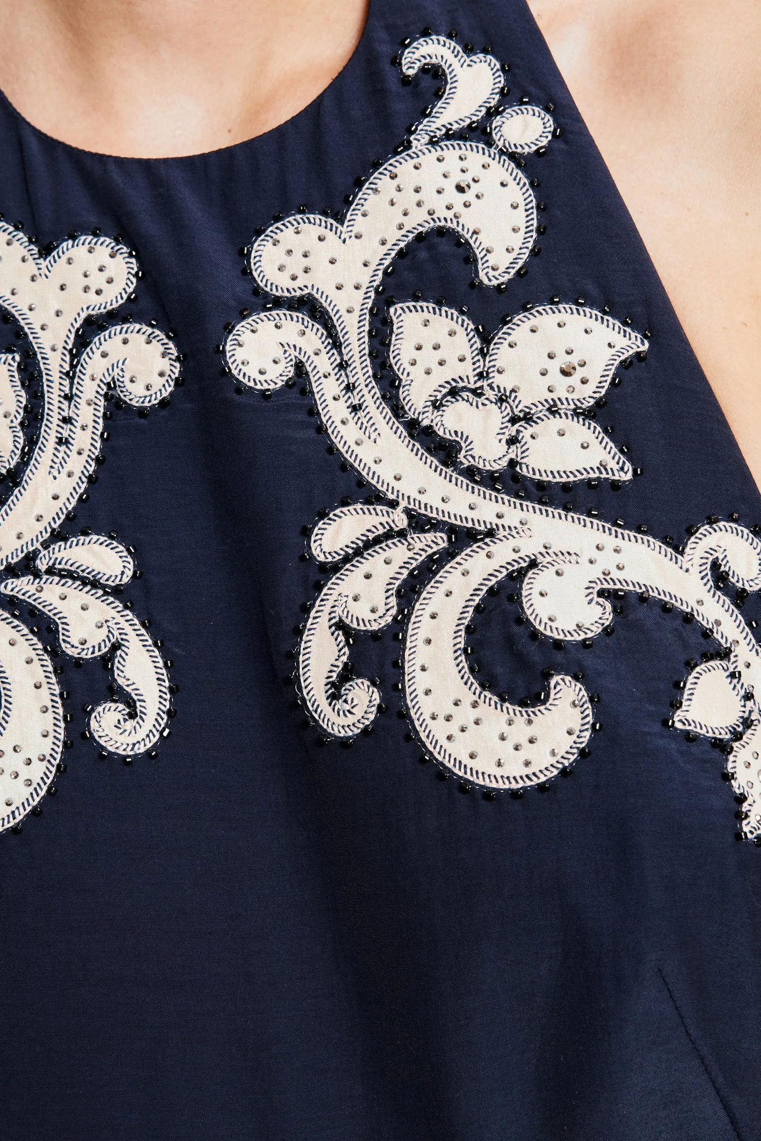 DILLON APPLIQUE HALTER GOWN sold by Alemais product image thumbnail 5