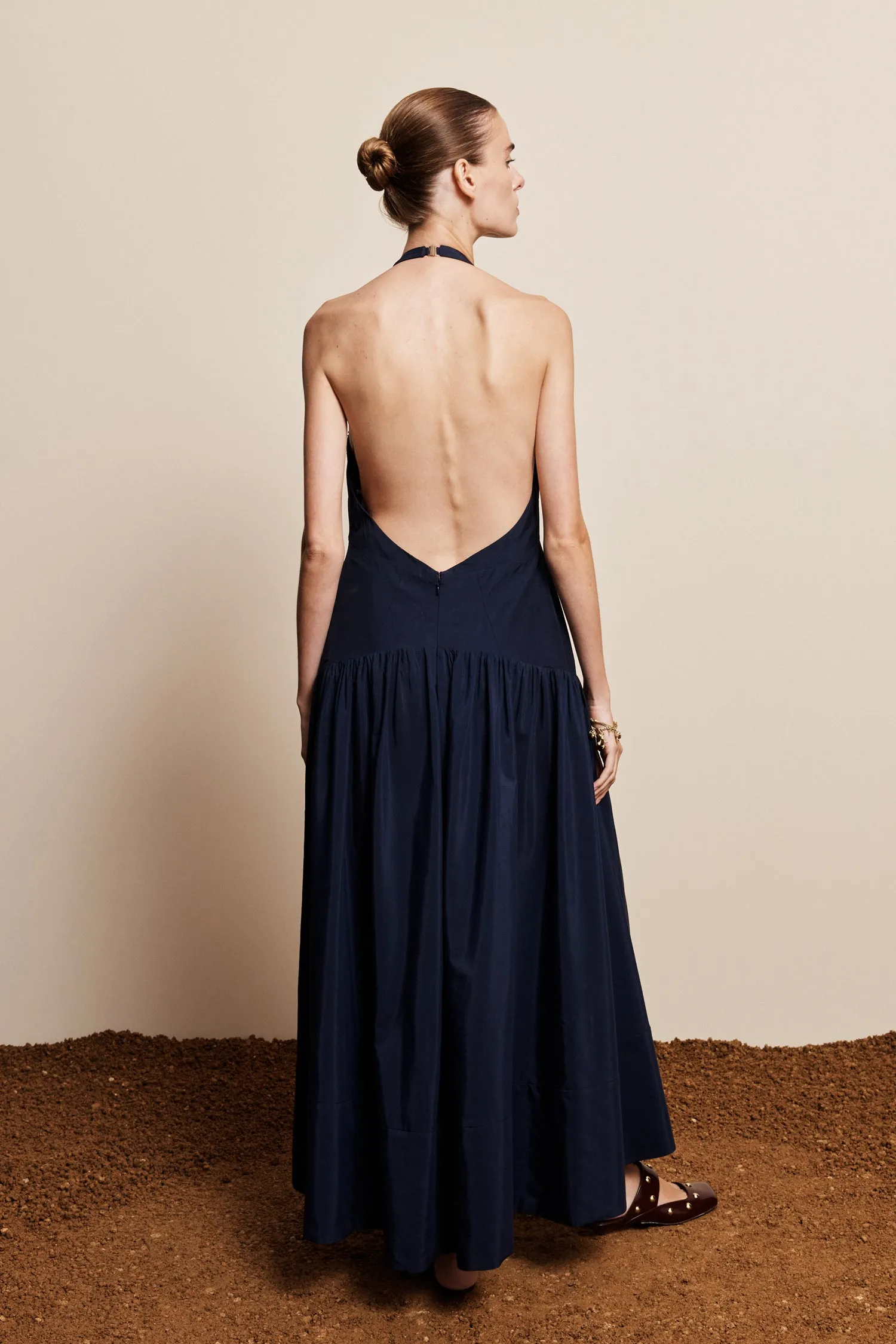 DILLON APPLIQUE HALTER GOWN sold by Alemais product image thumbnail 4
