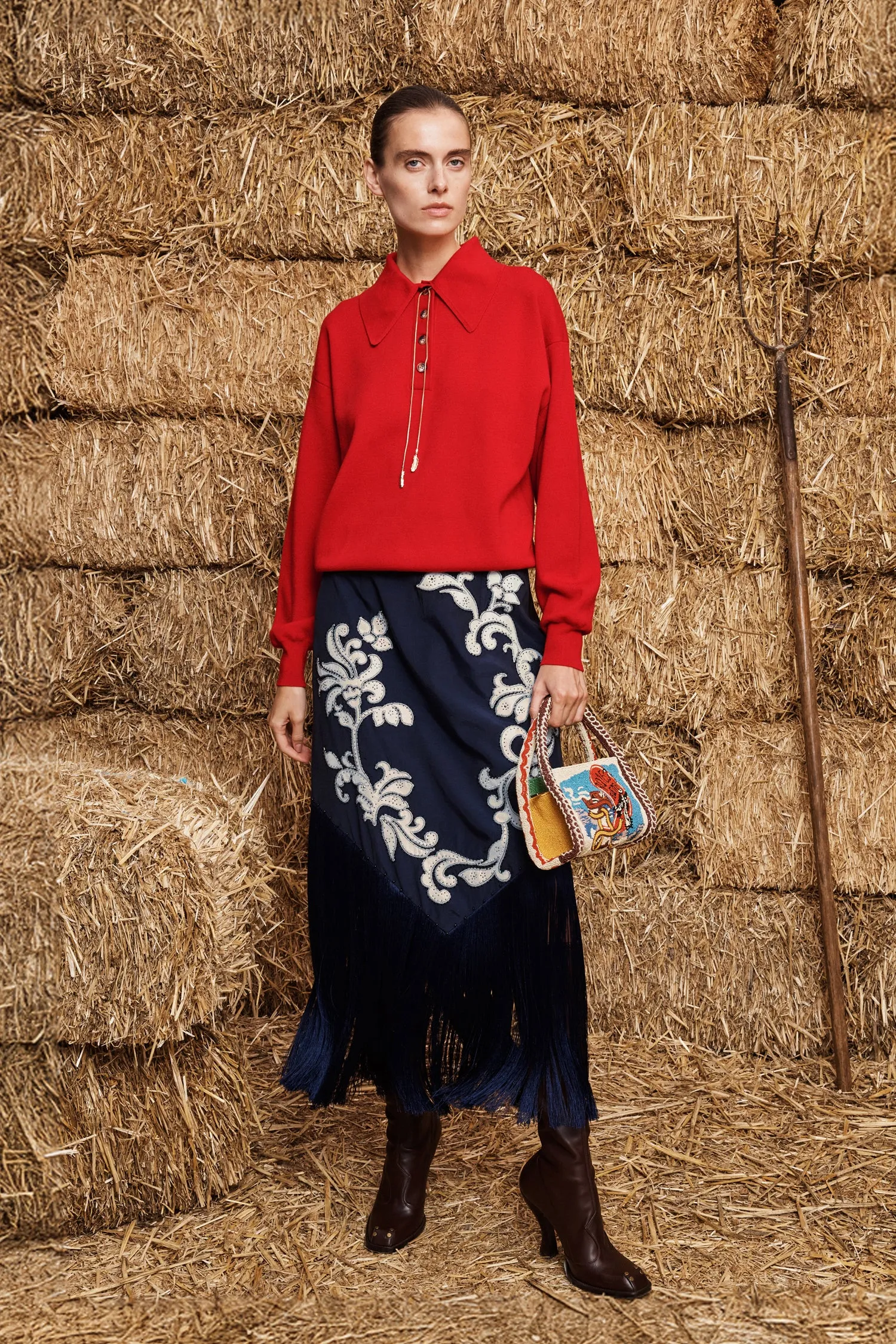 DILLON APPLIQUE SKIRT sold by Alemais product image thumbnail 2