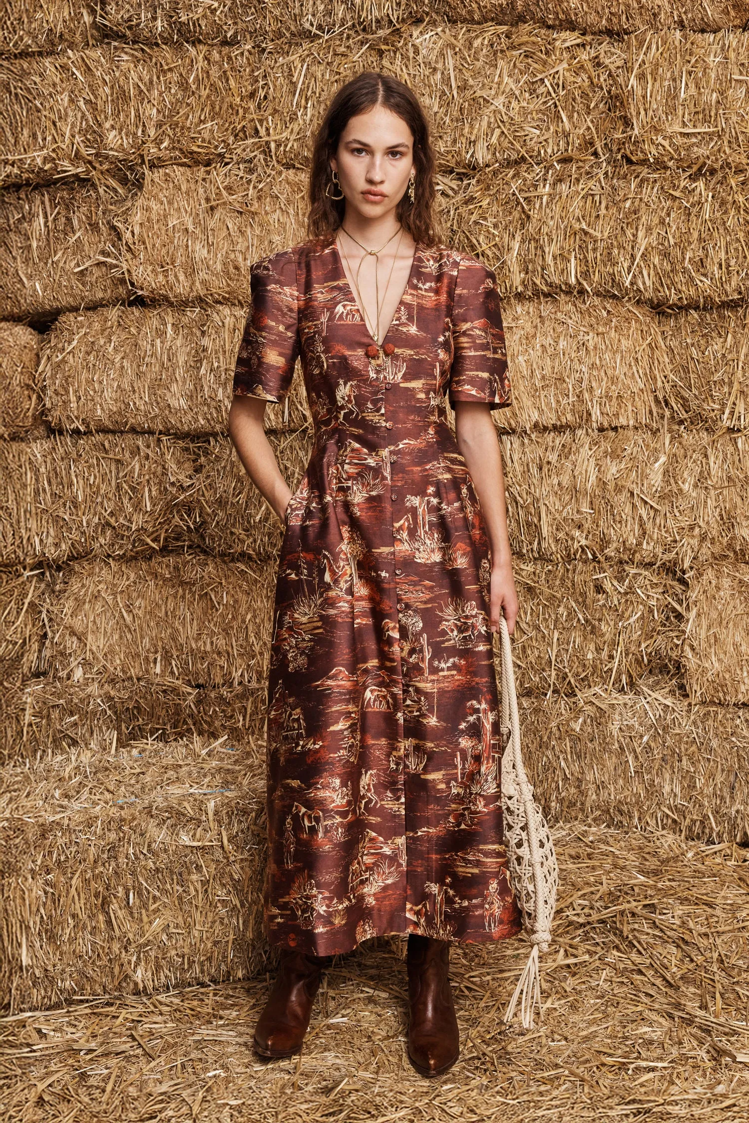 EZRA MIDI DRESS sold by Alemais product image thumbnail 2