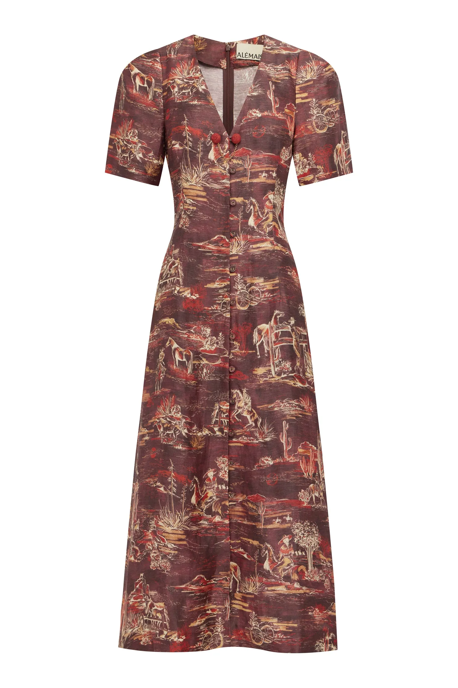 EZRA MIDI DRESS sold by Alemais