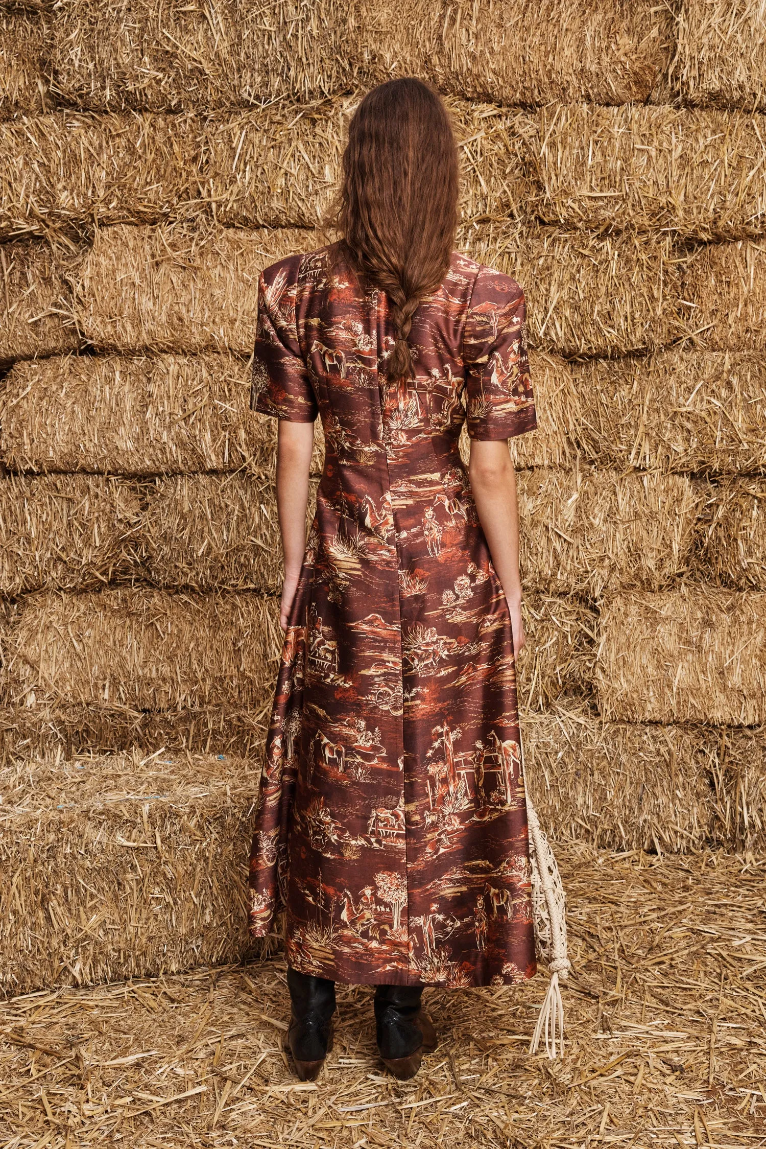 EZRA MIDI DRESS sold by Alemais product image thumbnail 4