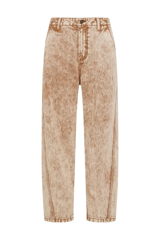 SPUR DENIM CROPPED JEAN made by Alemais