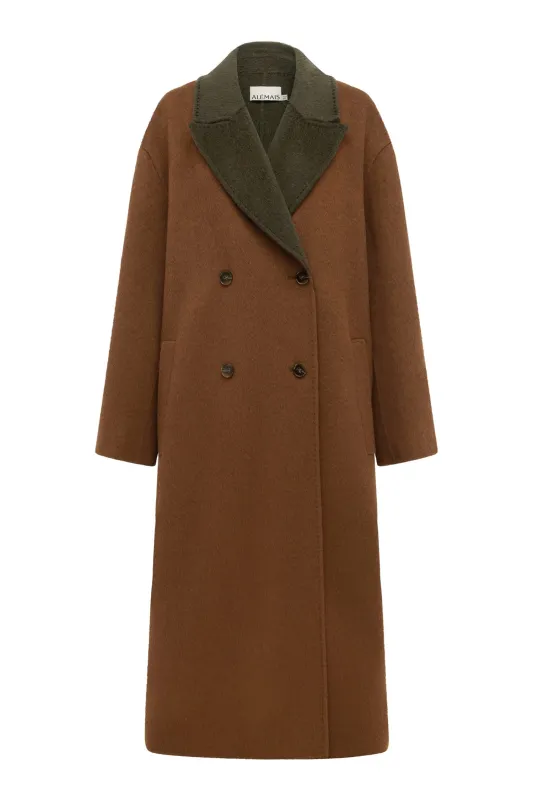 SABLE APPLIQUE COAT made by Alemais