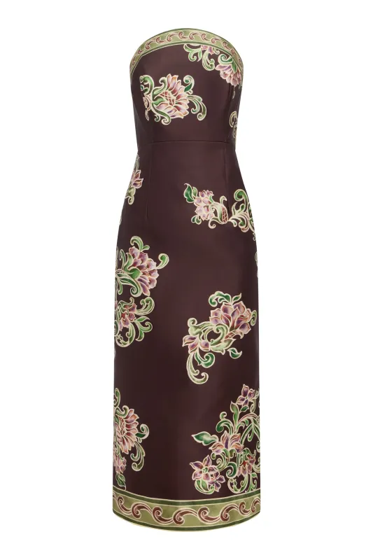 JOSIE BODICE MIDI DRESS made by Alemais