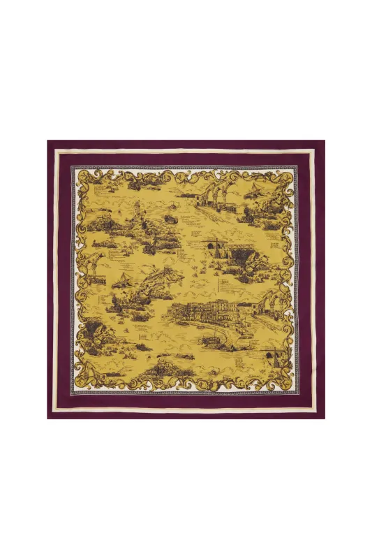 MARTOS SILK SCARF made by Alemais