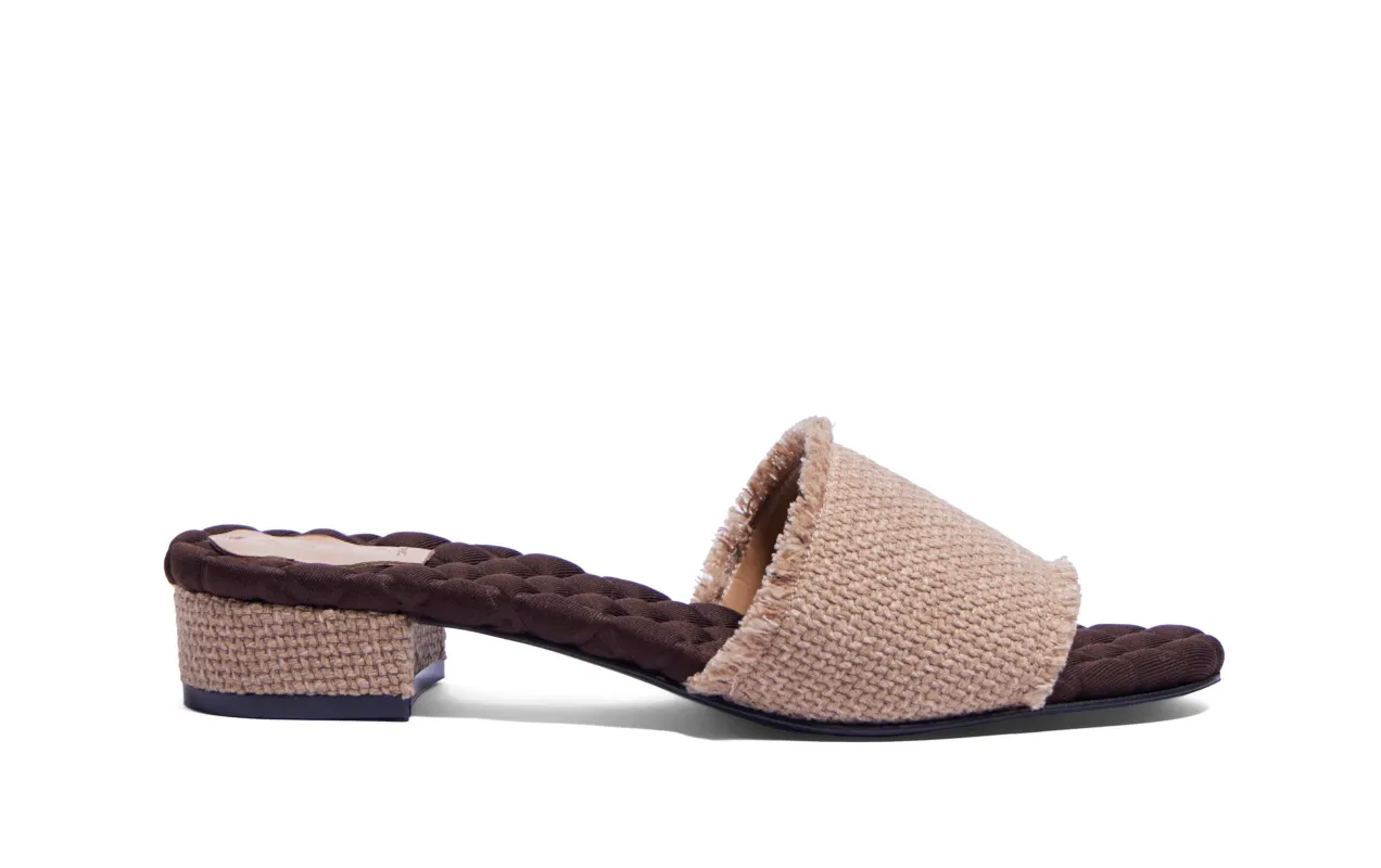 Giorgia Raffia Brown sold by AERA