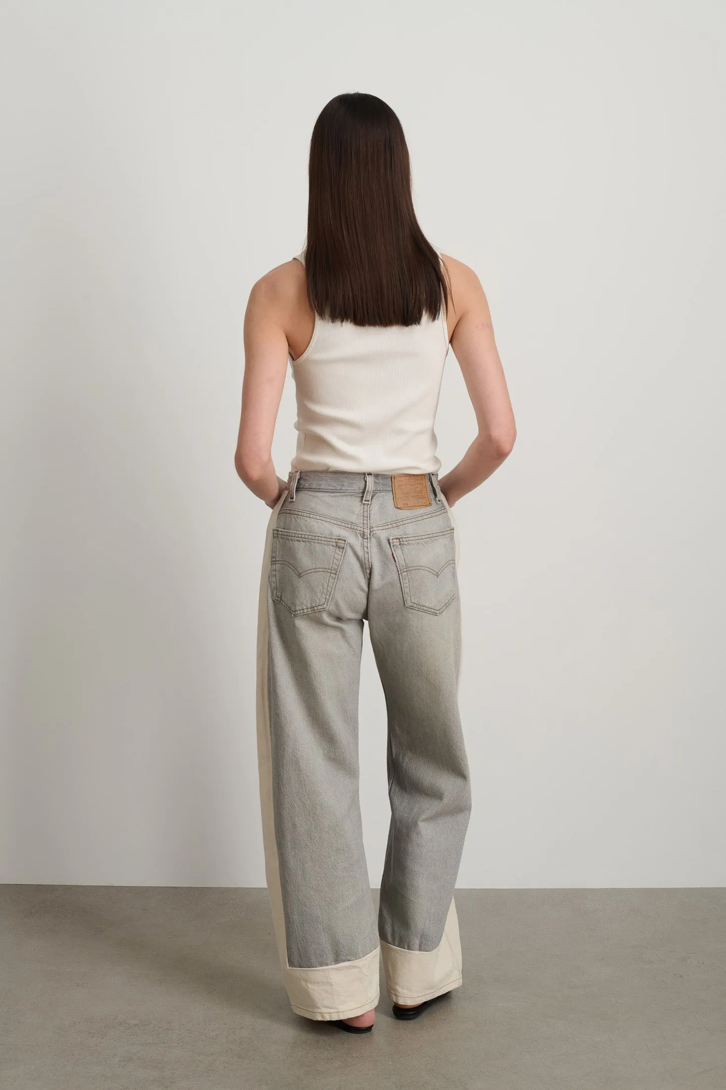 Reworked Slouch Vintage Grey / Natural sold by B Sides Jeans product image thumbnail 3