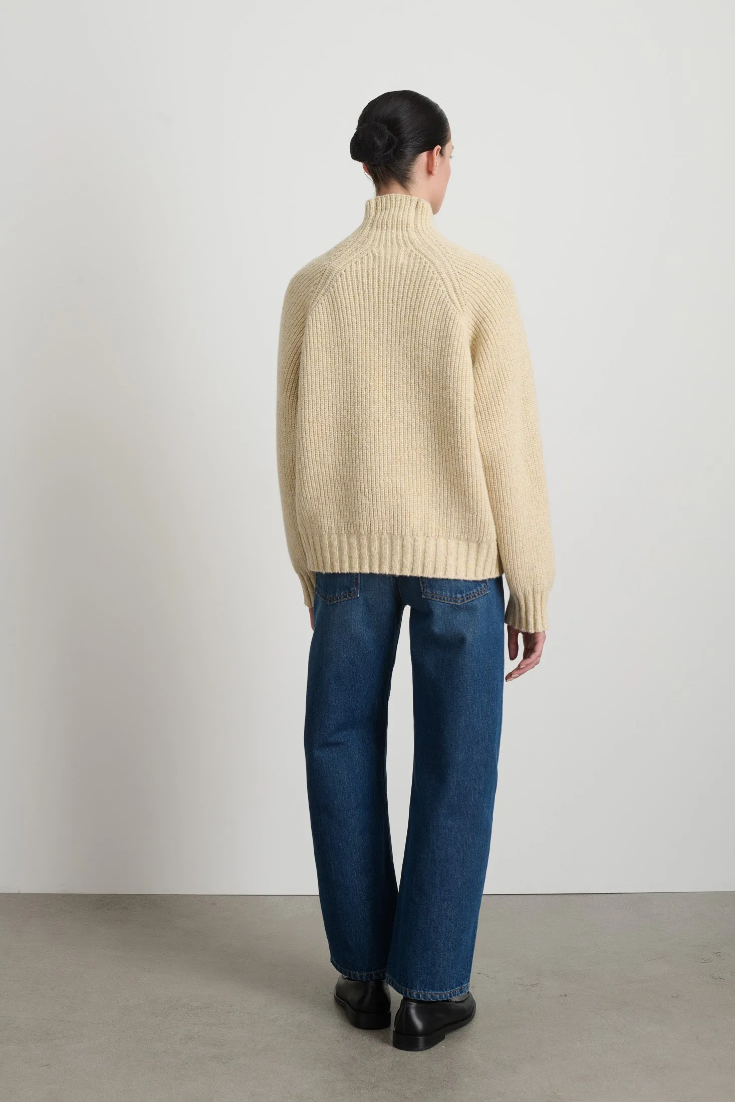 Funnel Neck Natural Donegal sold by B Sides Jeans product image thumbnail 5