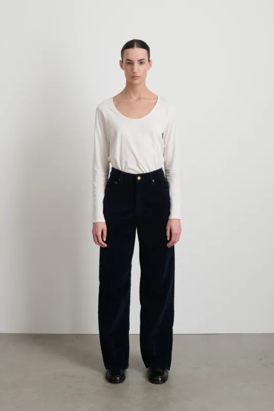 Elissa Marine Corduroy made by B Sides Jeans