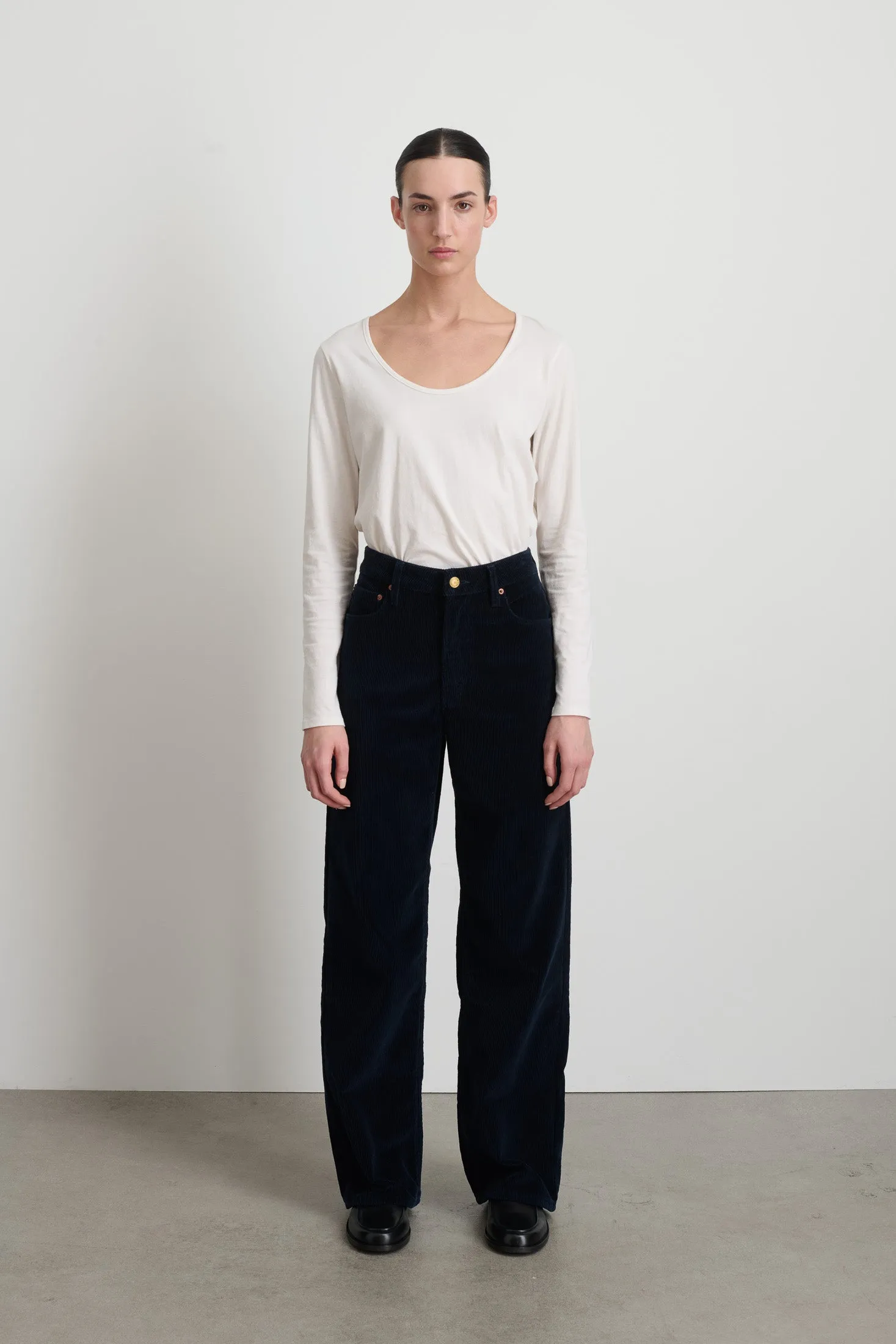 Elissa Marine Corduroy sold by B Sides Jeans