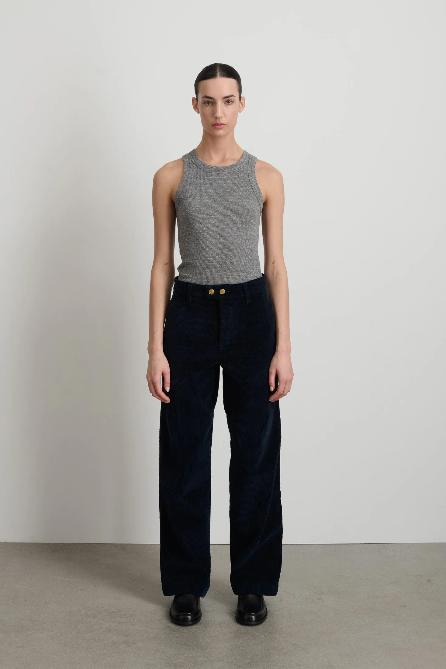 B Sides Corduroy Chino Marine sold by B Sides Jeans