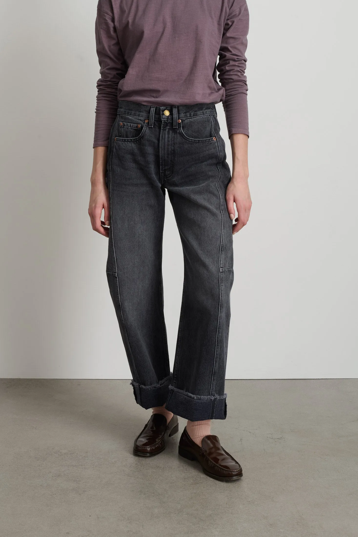 Relaxed Long Lasso Jean Stil Black sold by B Sides Jeans product image thumbnail 4