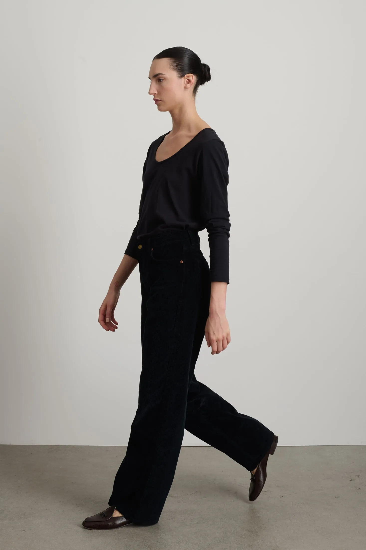 Elissa Black Corduroy sold by B Sides Jeans product image thumbnail 2