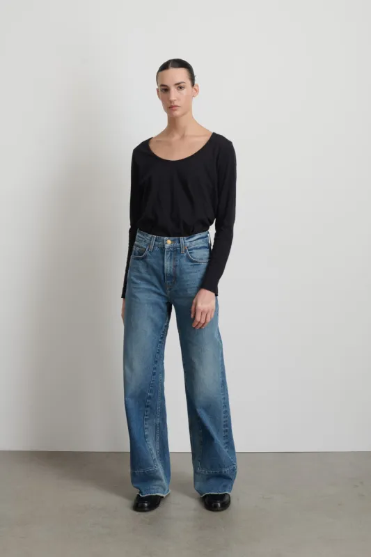 Marcel Culotte Liesl Blue sold by B Sides Jeans