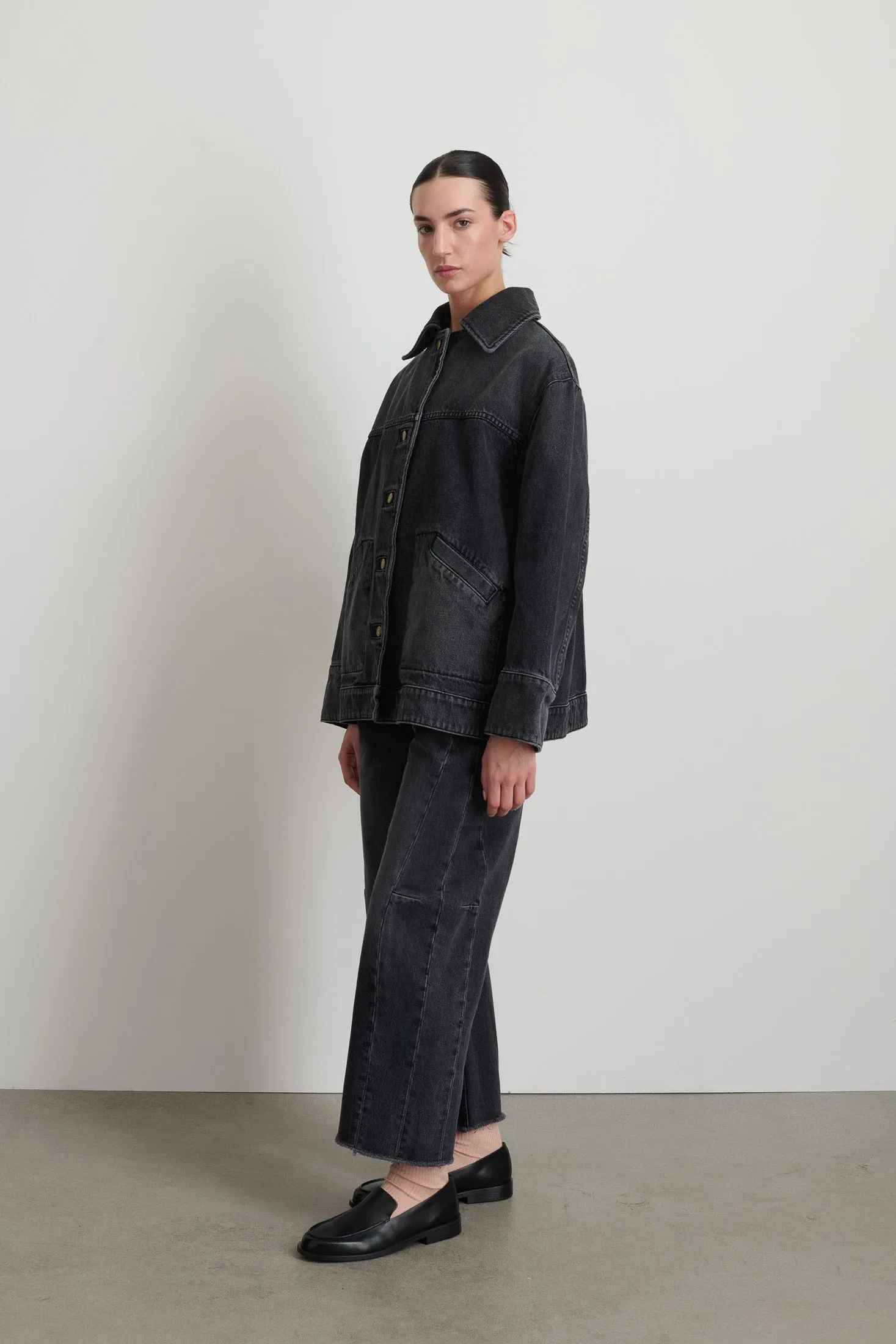 Stadium Jacket Stil Black sold by B Sides Jeans product image thumbnail 2