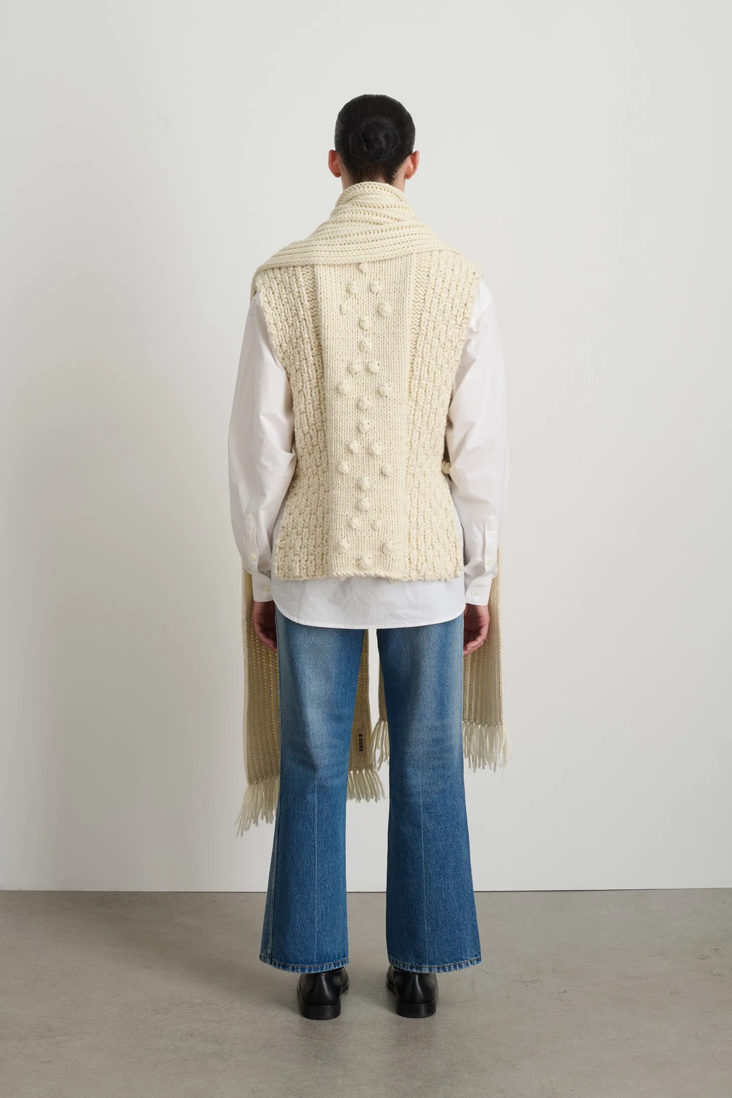 Hand Knit Scarf sold by B Sides Jeans product image thumbnail 3