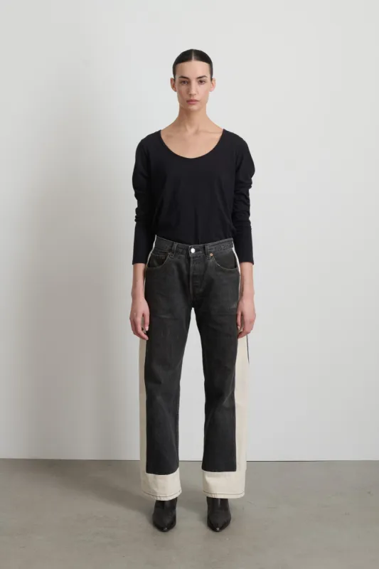 Reworked Slouch Vintage Black / Natural sold by B Sides Jeans