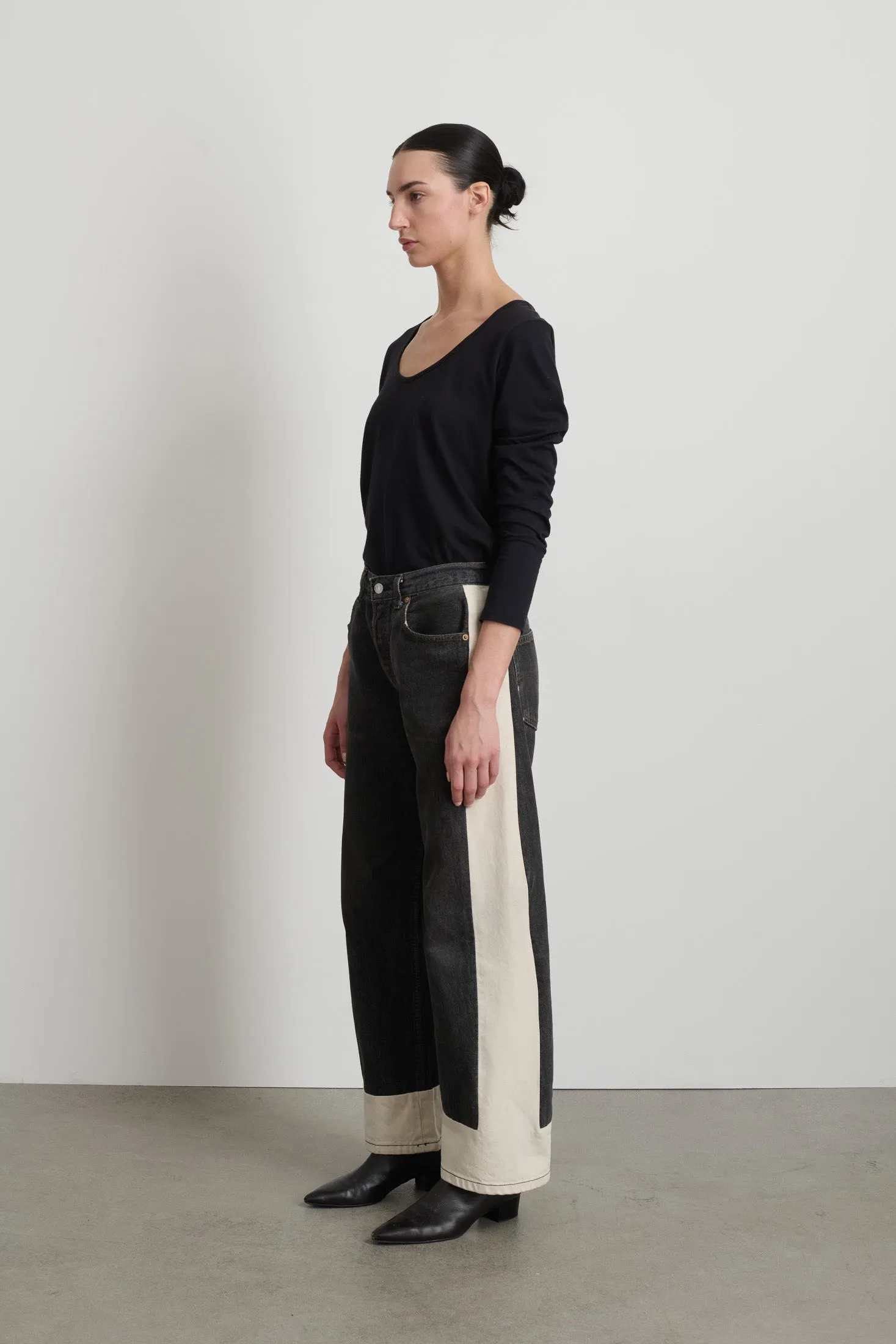 Reworked Slouch Vintage Black / Natural sold by B Sides Jeans product image thumbnail 2