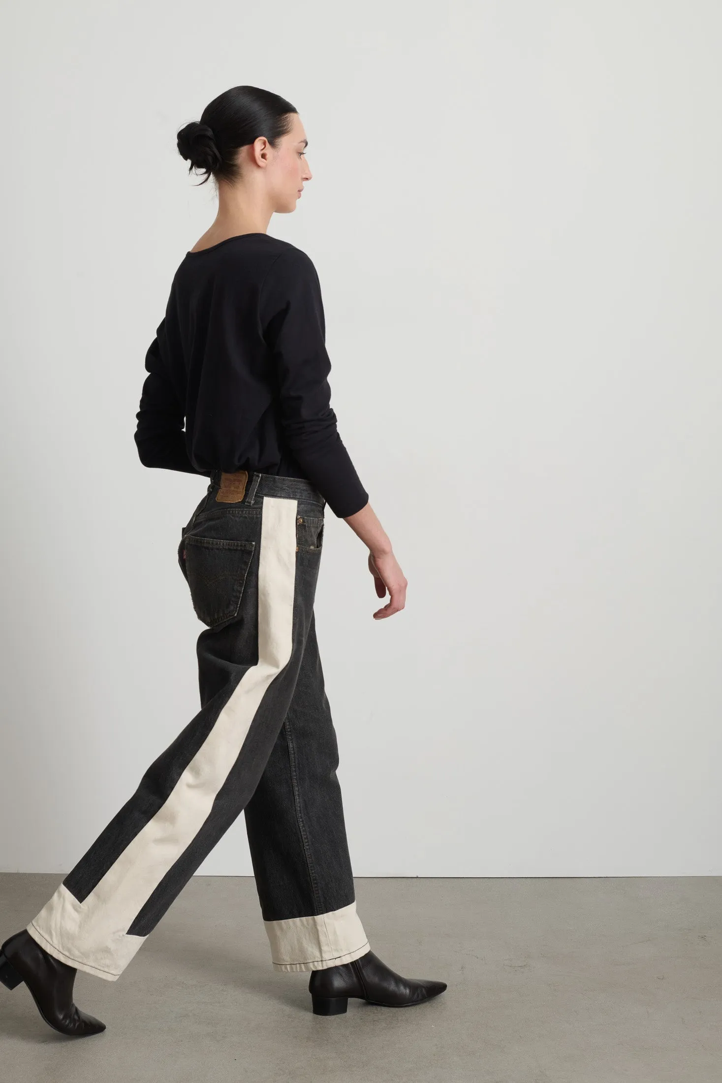 Reworked Slouch Vintage Black / Natural sold by B Sides Jeans product image thumbnail 4