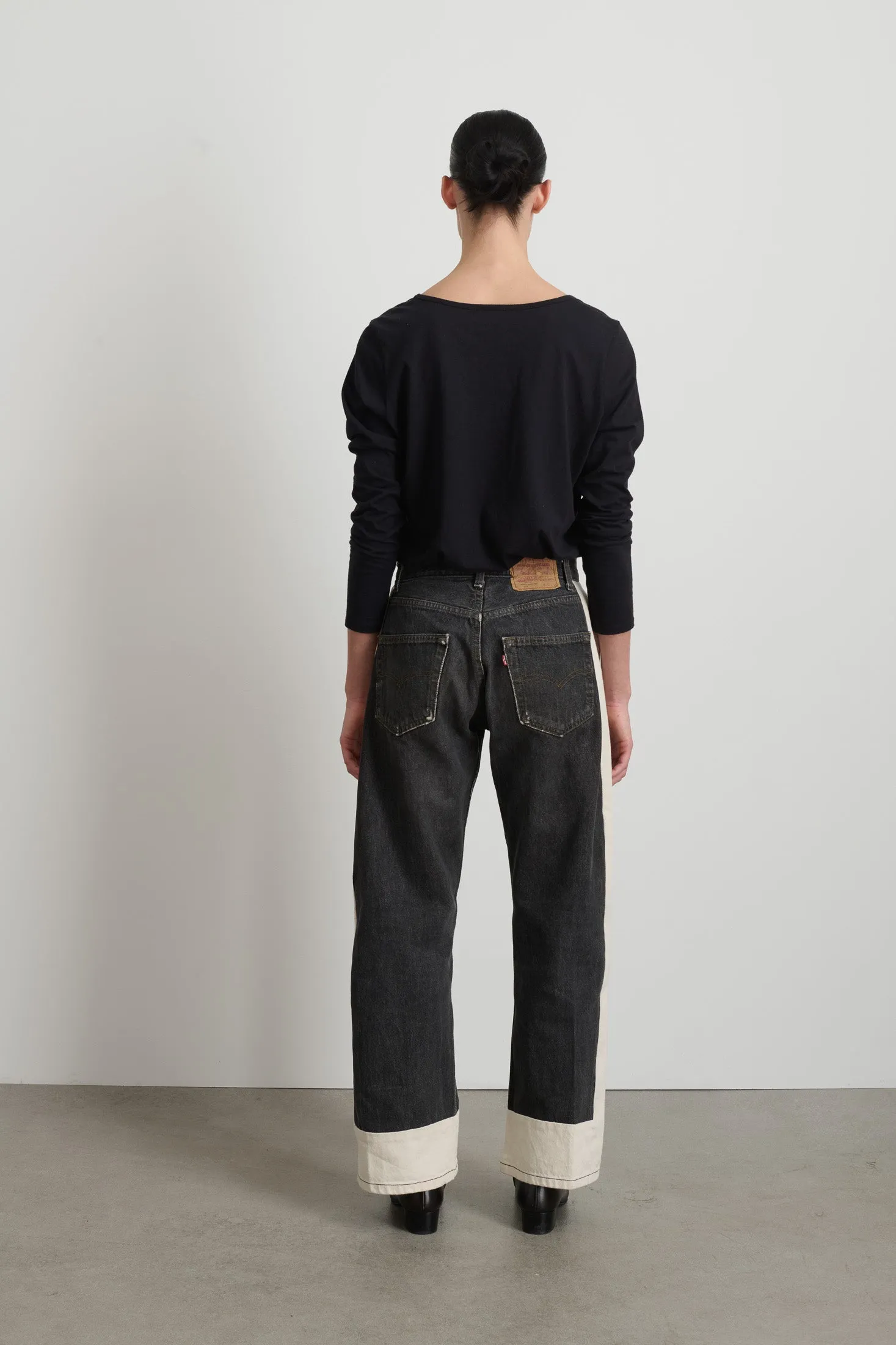 Reworked Slouch Vintage Black / Natural sold by B Sides Jeans product image thumbnail 3