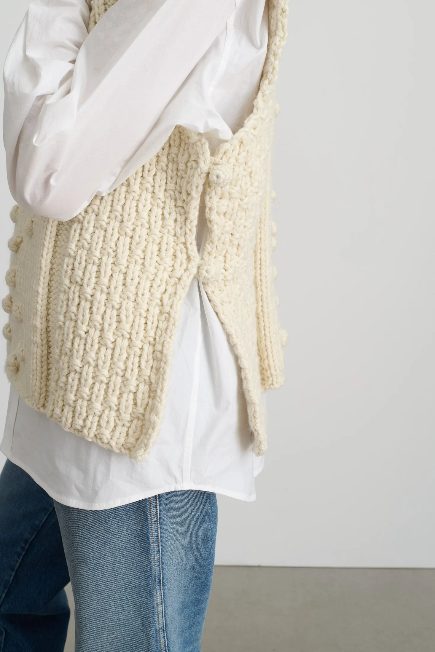 Hand Knit Gilet sold by B Sides Jeans product image thumbnail 5