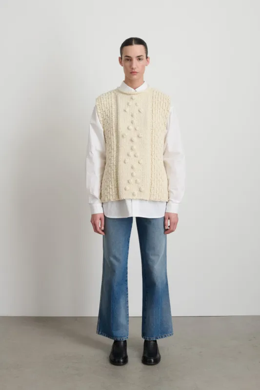 Hand Knit Gilet made by B Sides Jeans