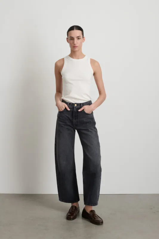 Leroy Mid Relaxed Bow Stil Black made by B Sides Jeans