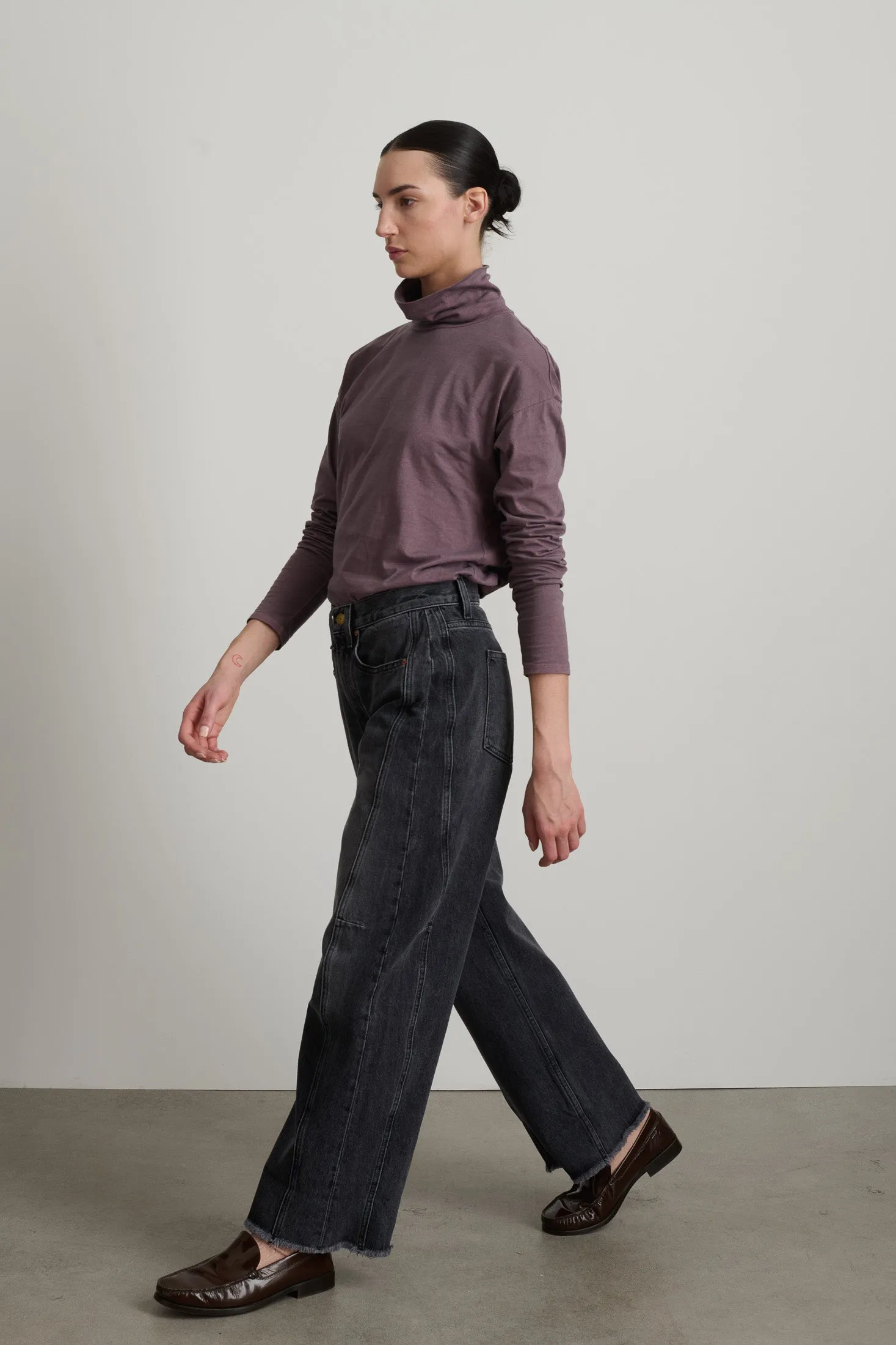 Relaxed Cuffed Lasso Jean Stil Black sold by B Sides Jeans product image thumbnail 5