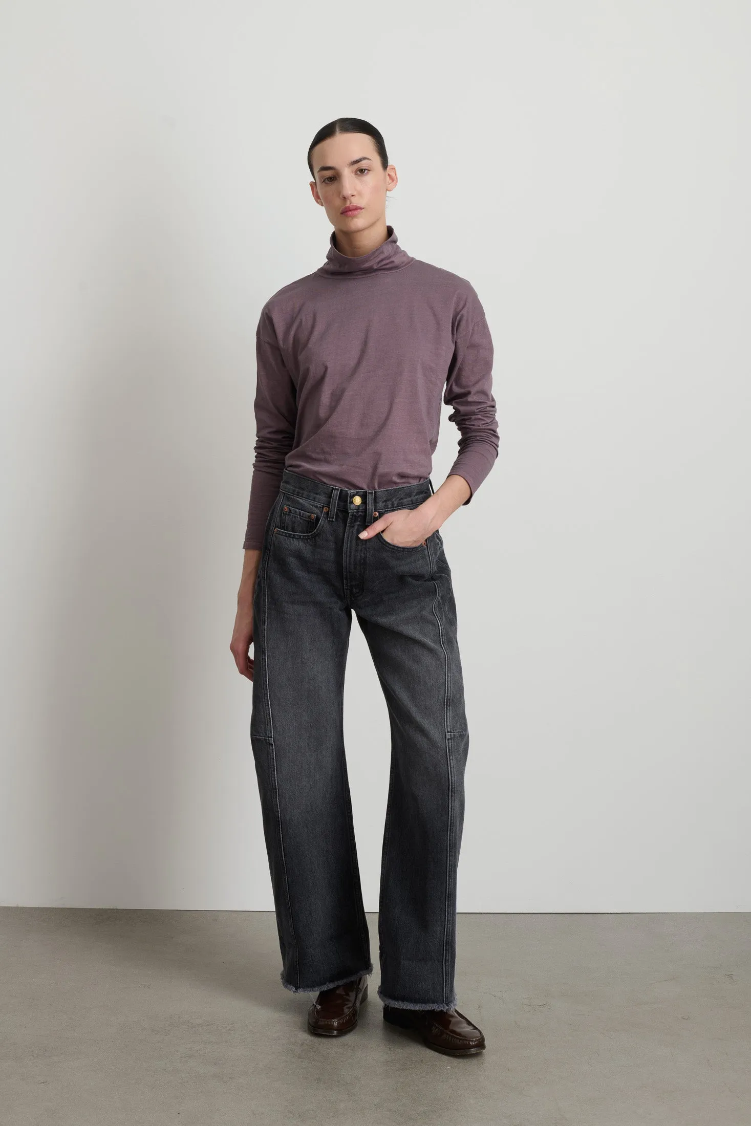 Relaxed Cuffed Lasso Jean Stil Black sold by B Sides Jeans product image thumbnail 4