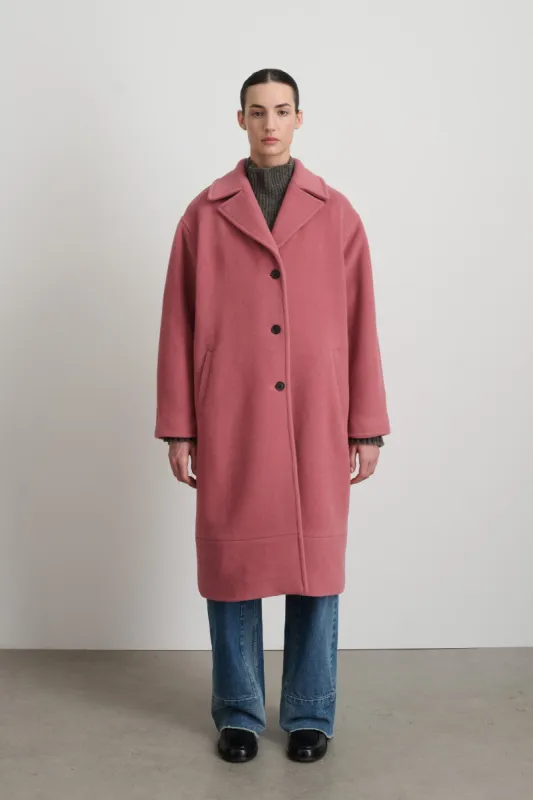 Duffel Coat Pink sold by B Sides Jeans