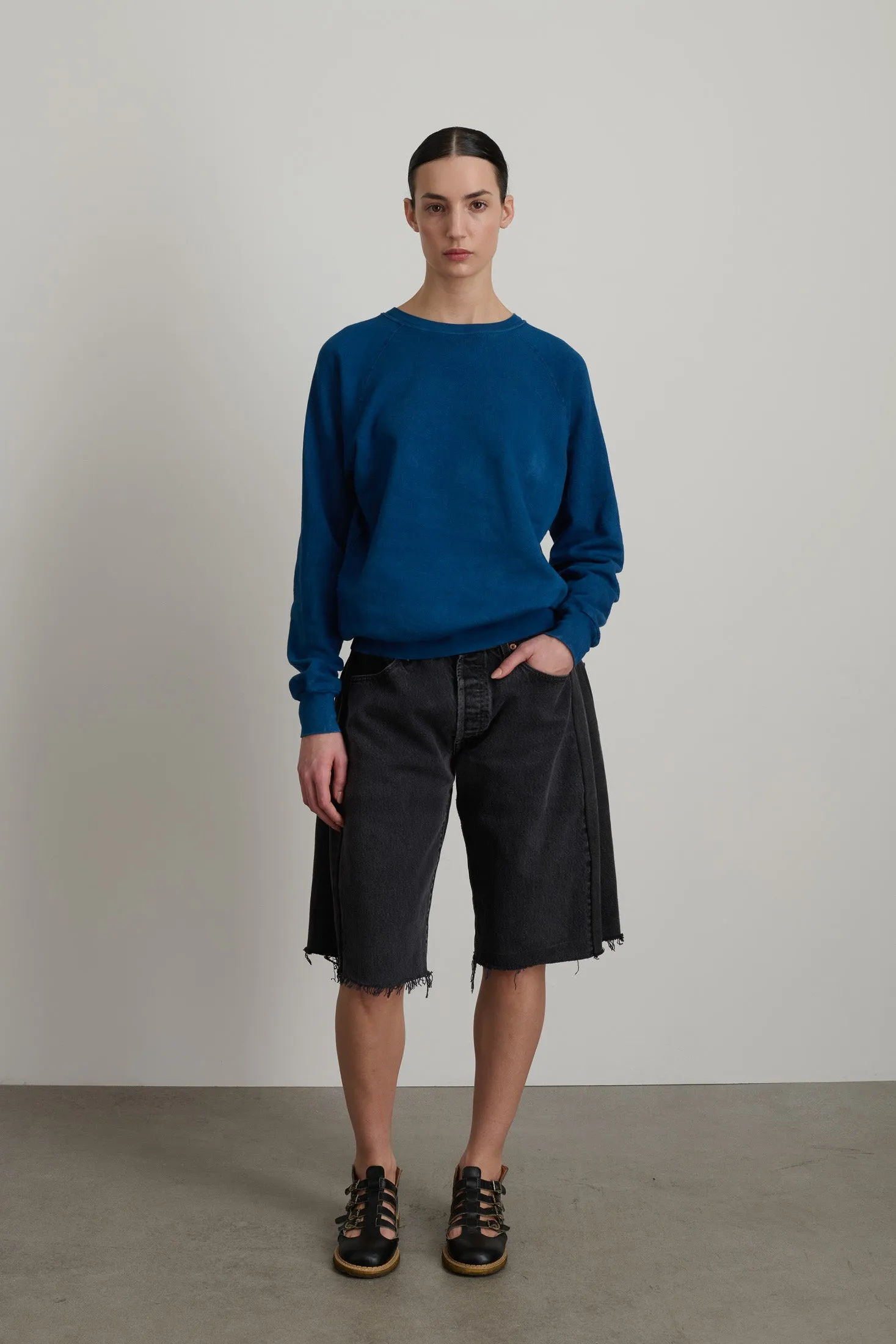 B Sides Sweatshirt Van Blue sold by B Sides Jeans