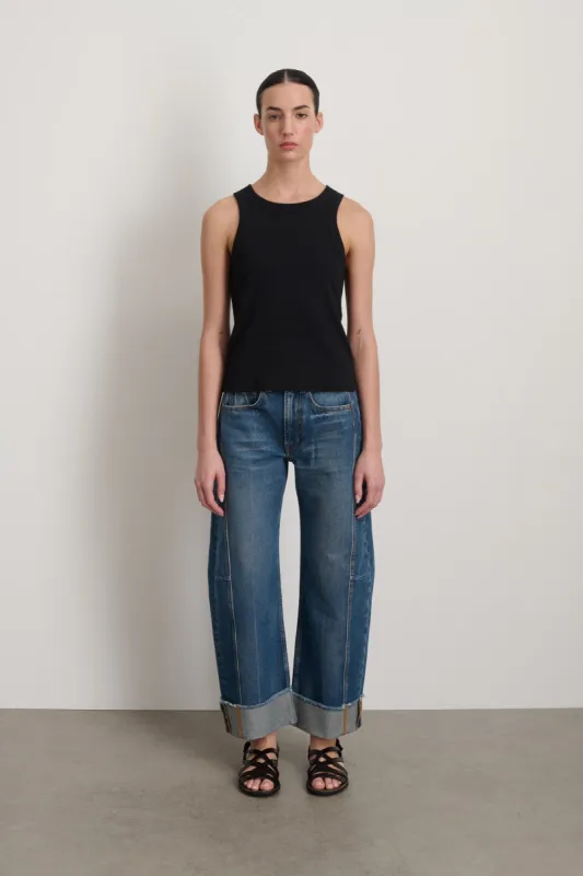 B Sides Rib Tank Stil Black sold by B Sides Jeans