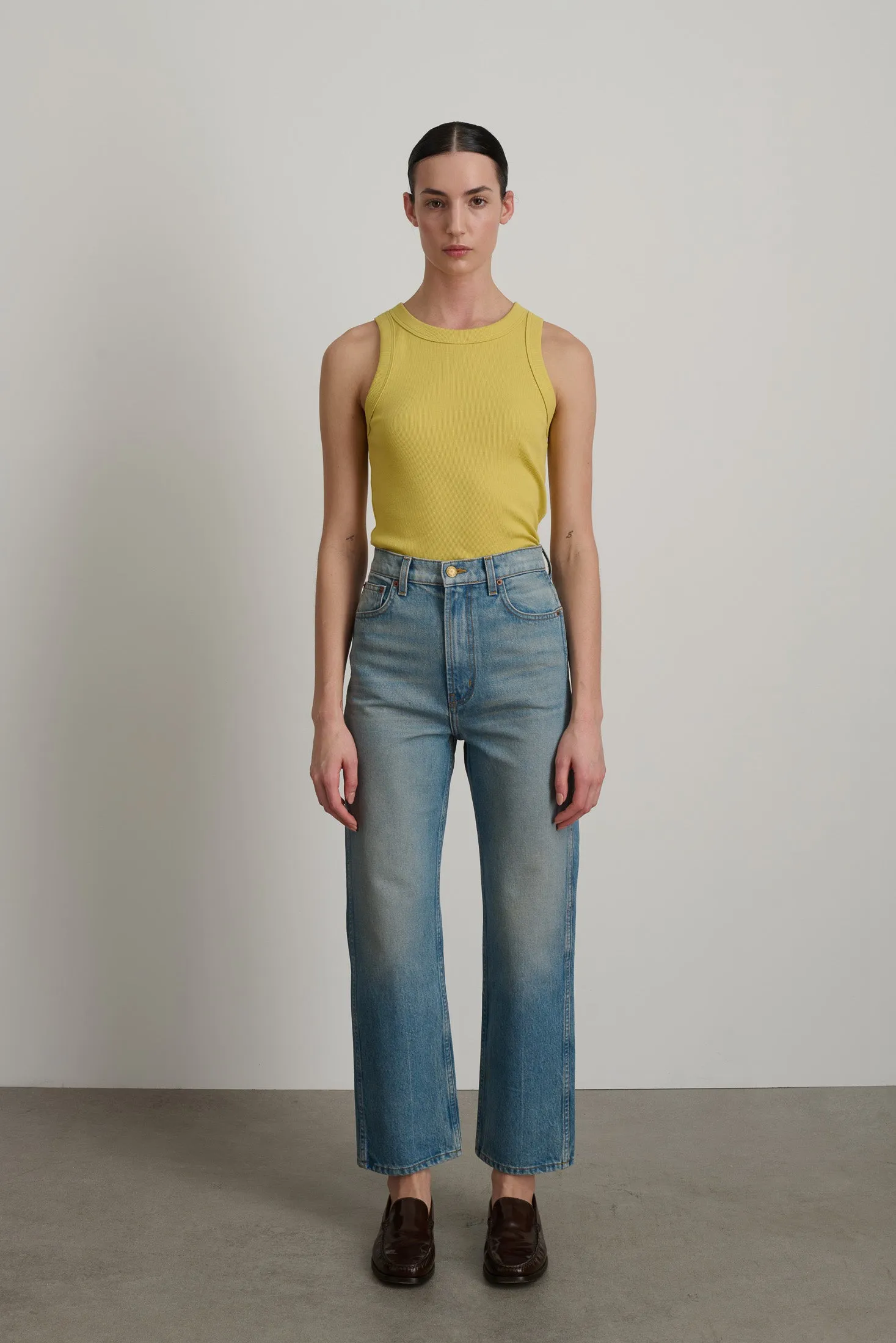 Plein Relaxed Straight Hudson Wash sold by B Sides Jeans