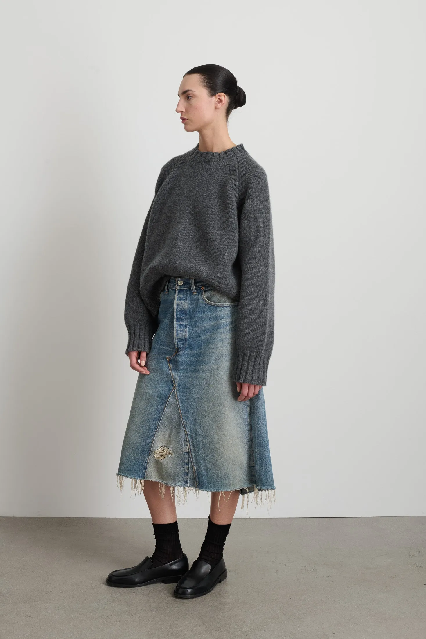 Vintage Skirt Vintage Indigo sold by B Sides Jeans product image thumbnail 2