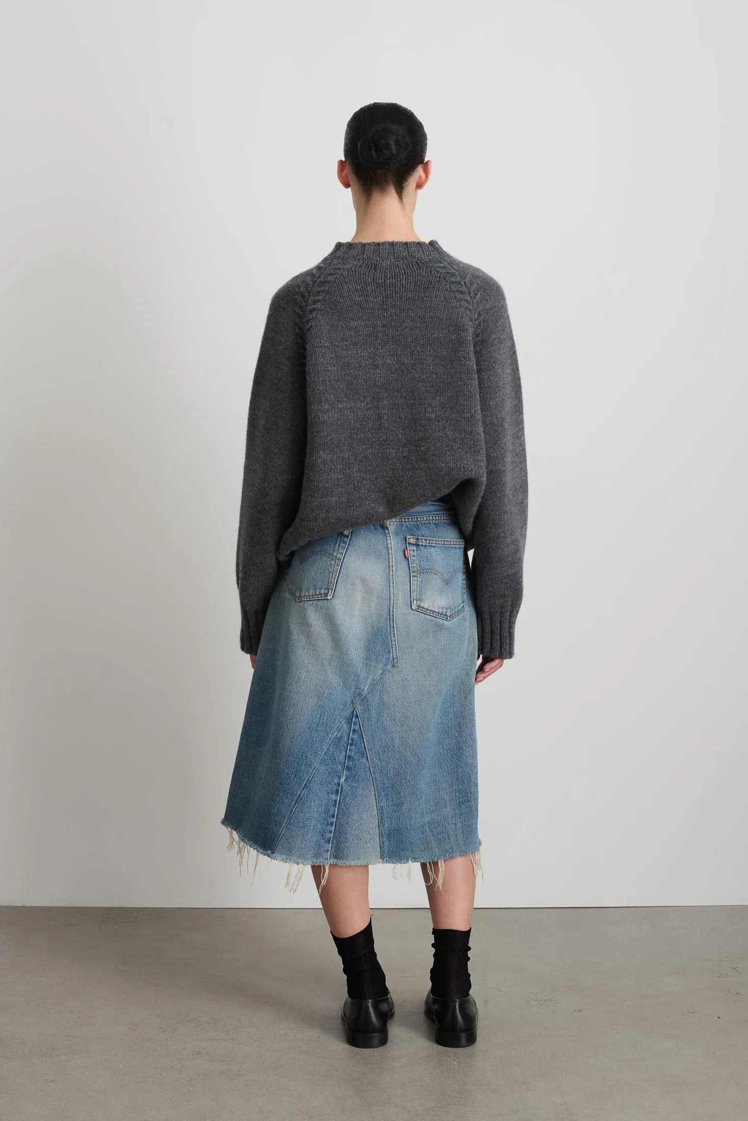 Vintage Skirt Vintage Indigo sold by B Sides Jeans product image thumbnail 3