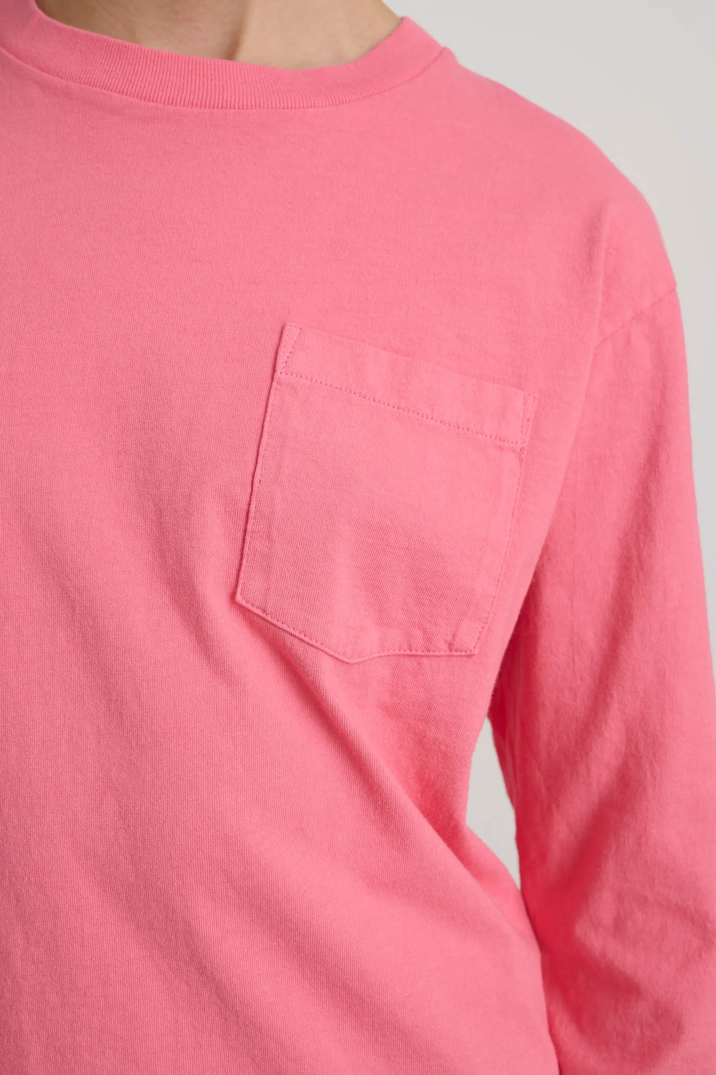 B Sides Long Sleeve Pocket T-Shirt Calla Pink sold by B Sides Jeans product image thumbnail 5