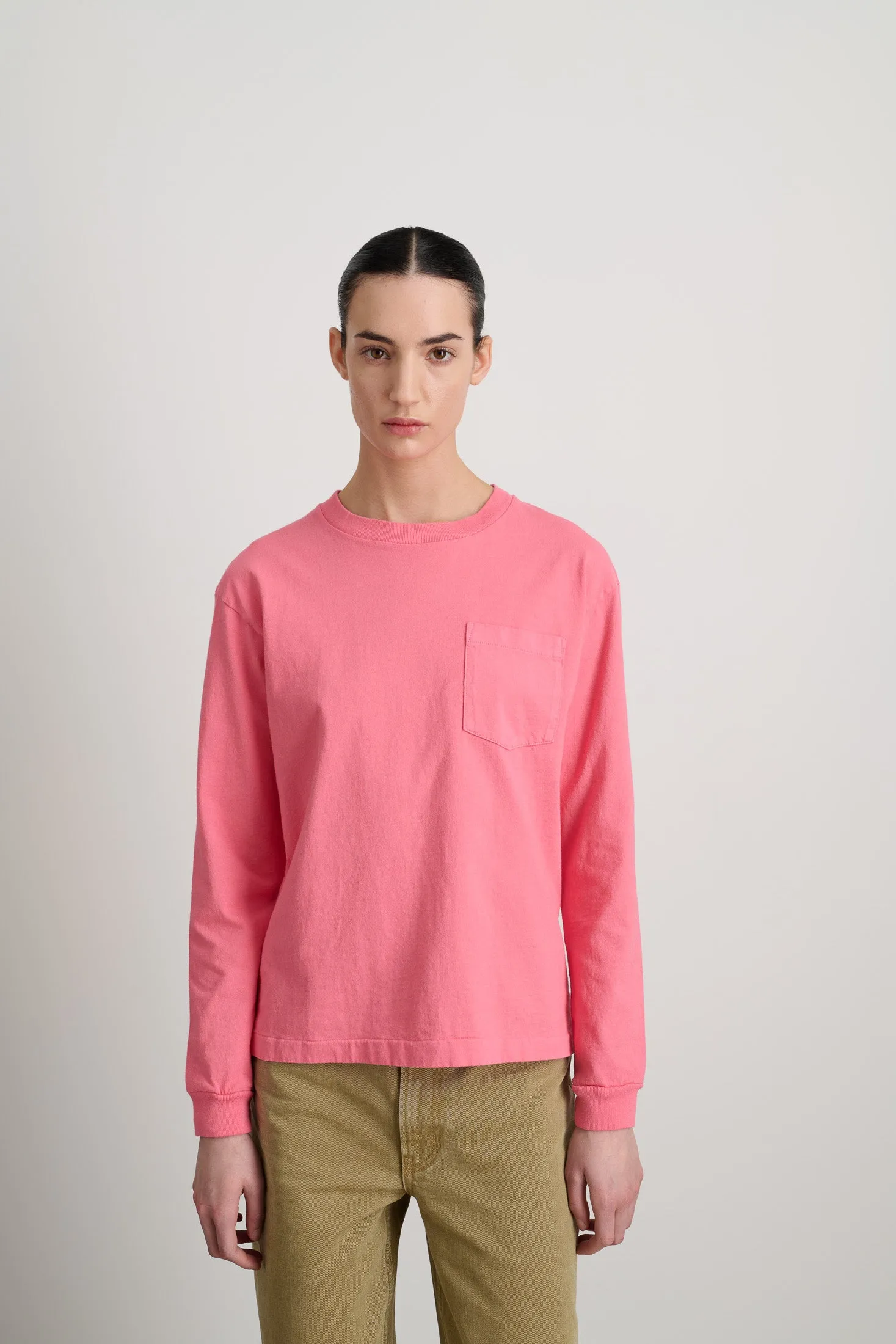 B Sides Long Sleeve Pocket T-Shirt Calla Pink sold by B Sides Jeans product image thumbnail 4