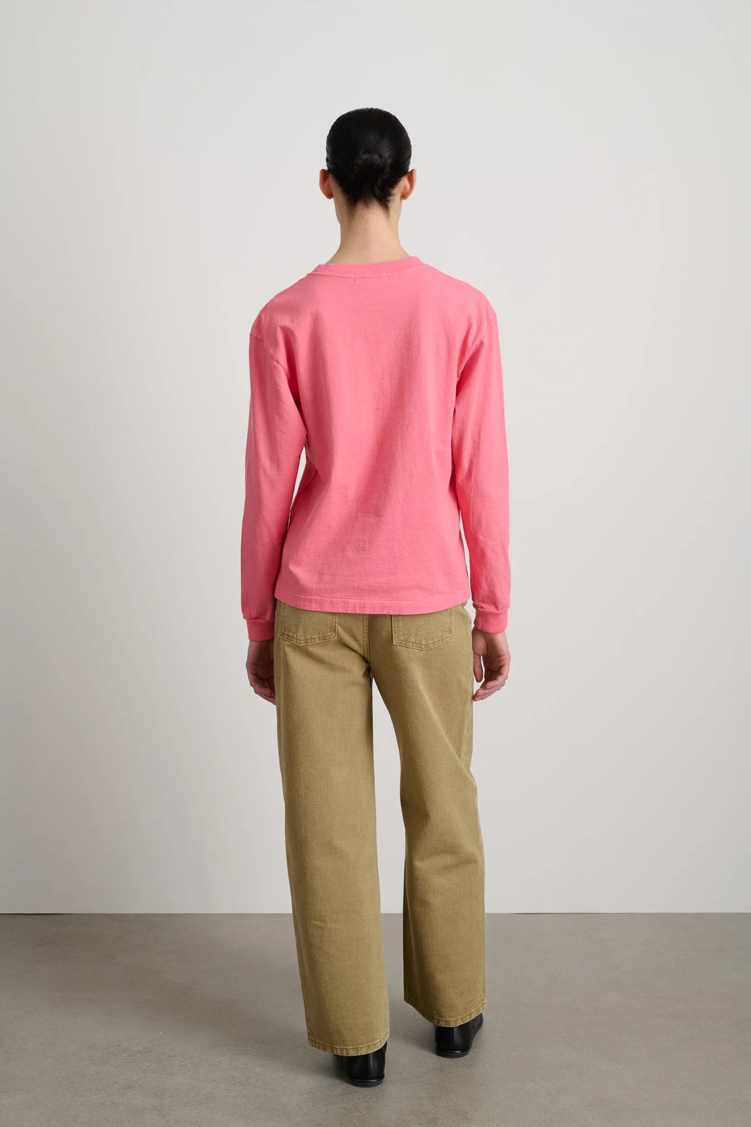 B Sides Long Sleeve Pocket T-Shirt Calla Pink sold by B Sides Jeans product image thumbnail 3