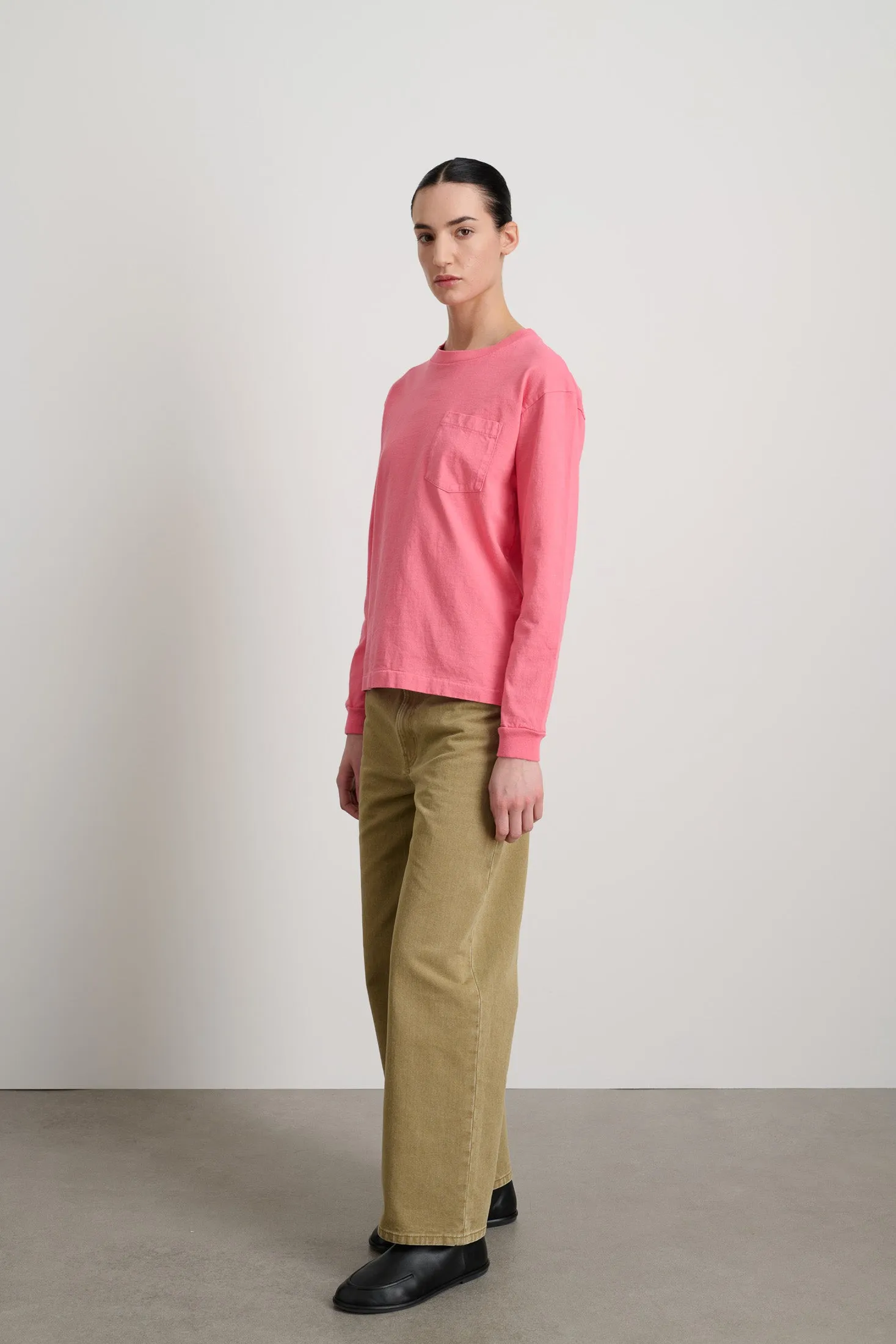 B Sides Long Sleeve Pocket T-Shirt Calla Pink sold by B Sides Jeans product image thumbnail 2