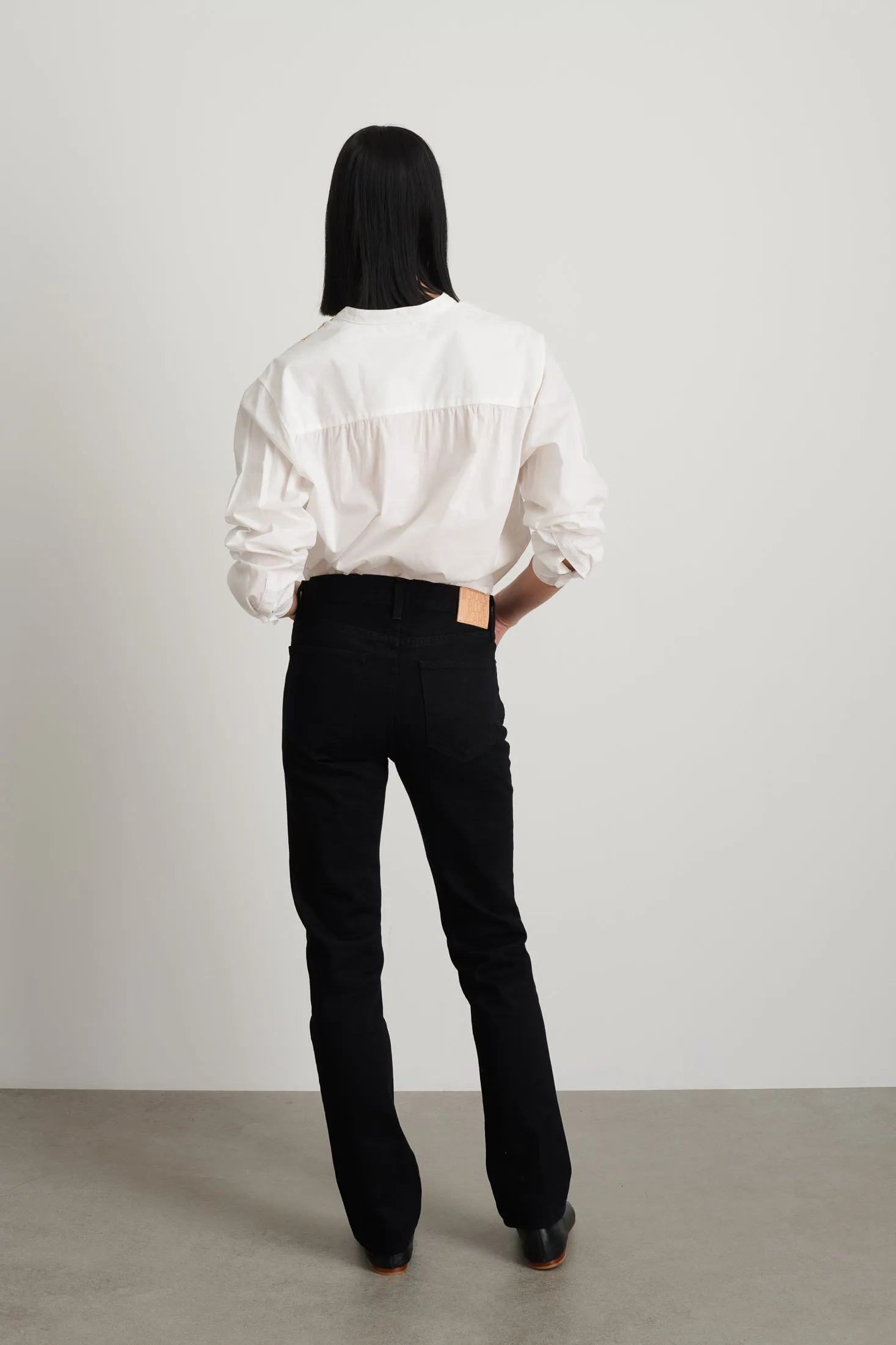 Brit Tapered Straight Jean Rinse Black sold by B Sides Jeans product image thumbnail 2