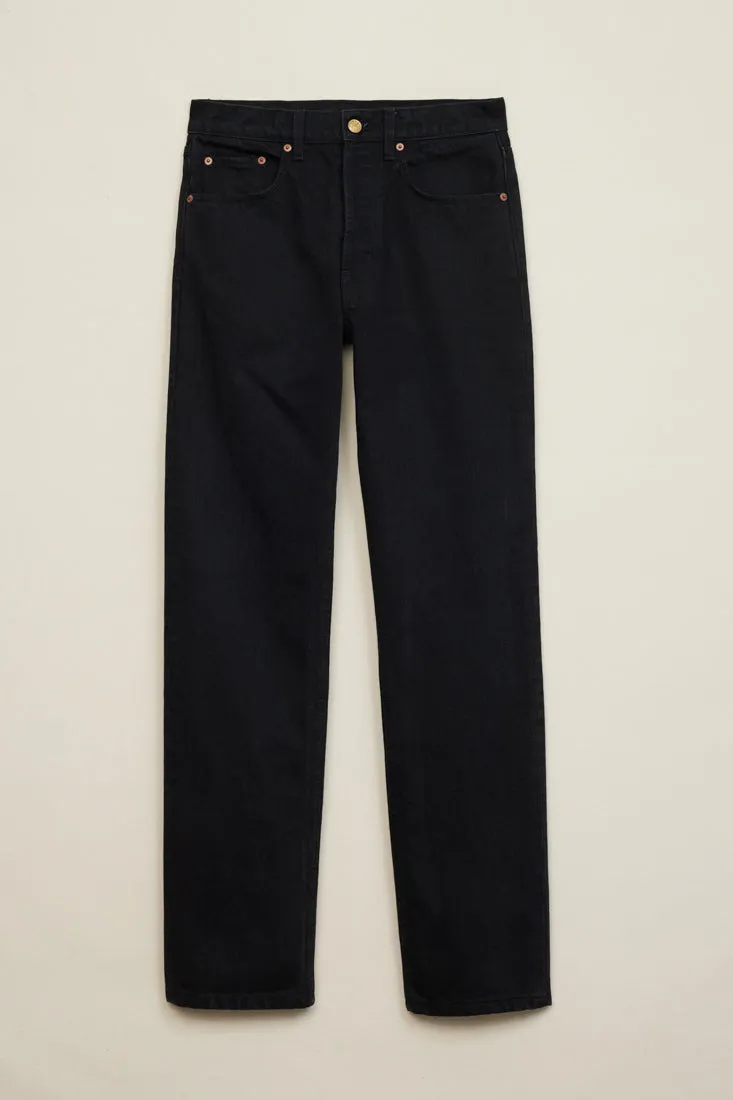 Brit Tapered Straight Jean Rinse Black sold by B Sides Jeans product image thumbnail 5