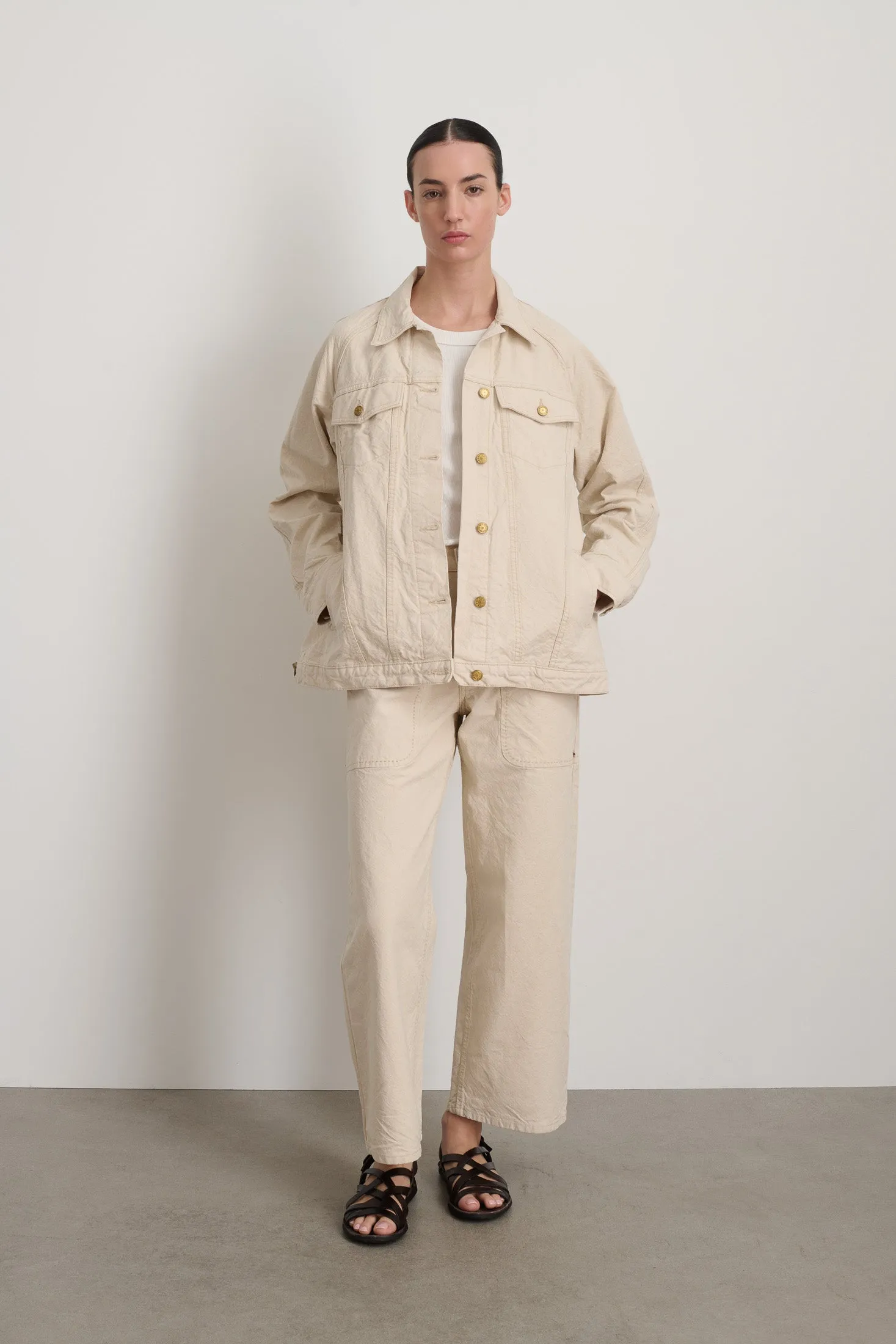 Field Jacket Mere White sold by B Sides Jeans product image thumbnail 2
