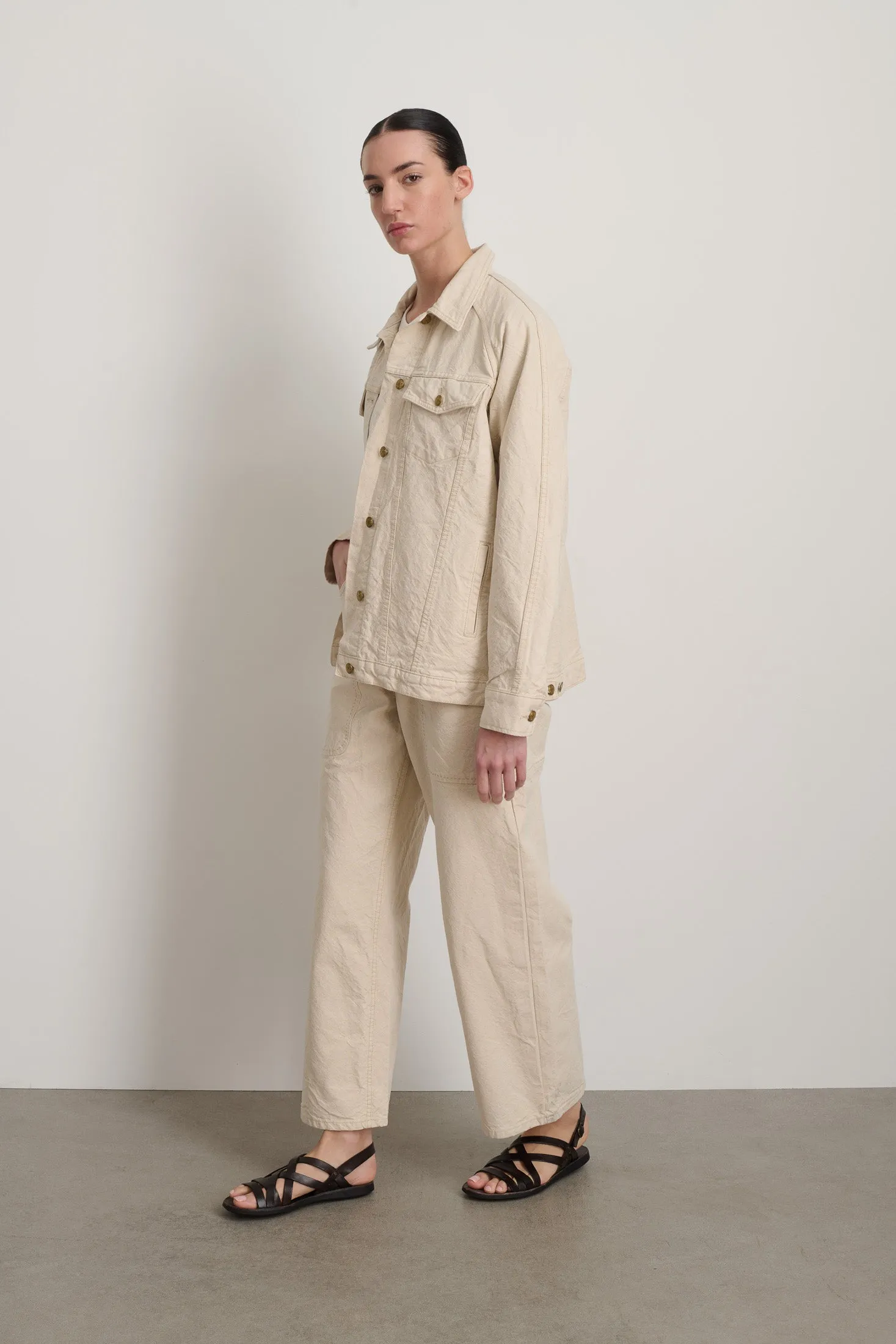 Field Jacket Mere White sold by B Sides Jeans product image thumbnail 3