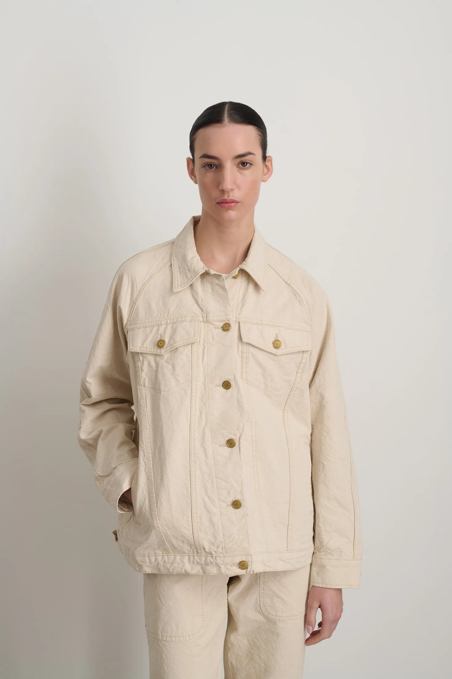 Field Jacket Mere White sold by B Sides Jeans product image thumbnail 5